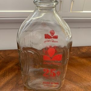 Vintage Adohr Milk Farms Glass Milk Bottle